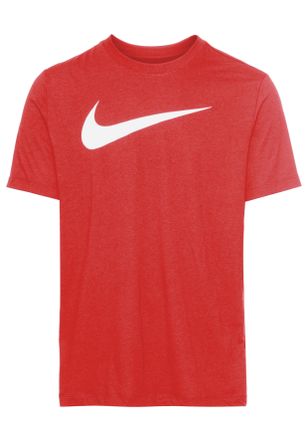 Nike Trainingsshirt NIKE T-SHIRT PARK, Herren, Gr. S, rot (rot, wei&szlig;), Obermaterial: 75% Polyester, 13% Baumwolle, 12% Viskose, Shirts Trainingsshirt, f&uuml;r 