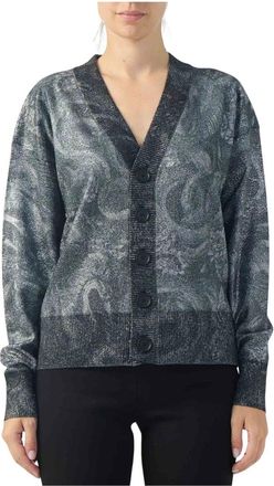 Just Cavalli Cardigan Stampa Lurex - Knitwear - Mujer - Multicolor - S