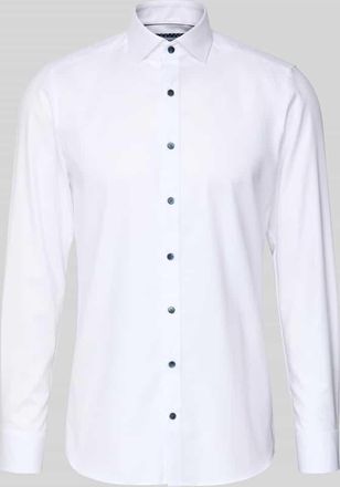 Olymp Level 5 Slim Fit Businesshemd aus Baumwoll-Mix in Weiss, Gr&ouml;&szlig;e 38