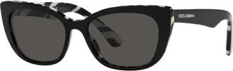 Dolce & Gabbana 0Dx 4427 Zonnebril - Dames - Zonnebrillen - Zwart - 49 MM - Accessoires