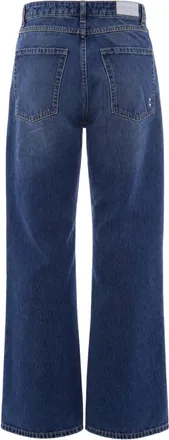 Icon Denim Los Angeles Loose-Fit Cotton Jeans - Navy