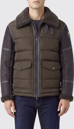 Blauer Padded Nylon Jacket with Faux Fur Collar