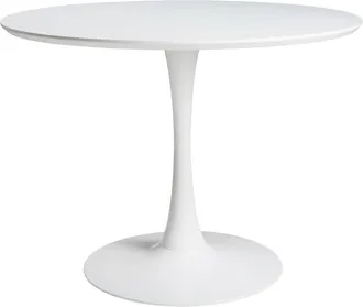 Maisons du monde Mesa de comedor redonda blanca D. 100 cm