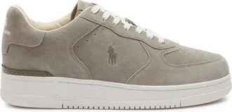 Polo Ralph Lauren Masters Court Panelled Suede Sneakers - Grey - 11 (IT45 / UK11)