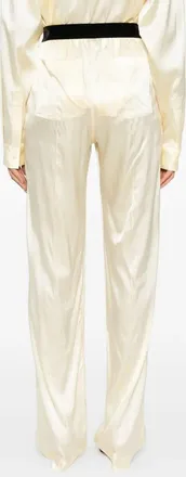 Tom Ford Stretch Silk Satin Pj Pants