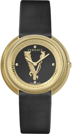 Versace Thea Leather Watch
