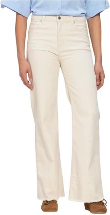 Circle Of Trust Jeans, Dames, Beige, W31 L31, Katoen, Marlow DNM Wide Jeans