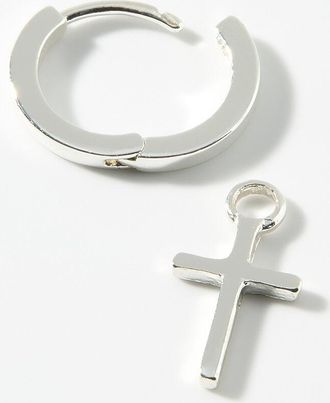 Pilgrim Mens Cross and hoop earring