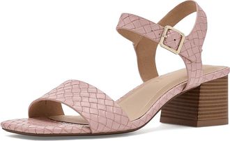 Journee Collection Shaina Womens Sandals Pink Woven : 8.5 M, Synthetic