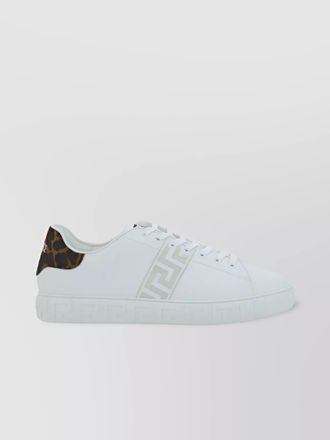 Versace leather low-top sneakers