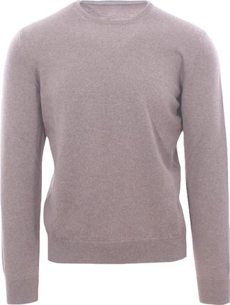 Paolo Fiorillo Paricollo M/L Trui - Heren - Ronde hals truien - Grijs - 3XL - Wol - Truien & Vesten