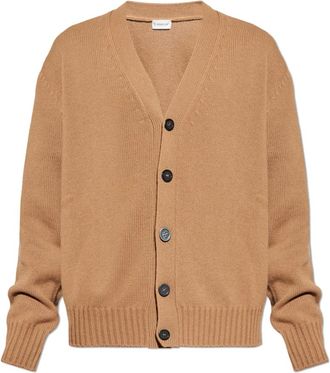 Moncler Truien & Vesten, Heren, Bruin, S, Wol, Wollen Vest