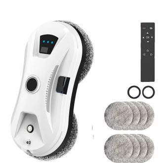 OEM Robot Limpiacristales, Pulverizaci&oacute;n Autom&aacute;tica De Agua, Potente Succi&oacute;n, Enchufe Europeo
