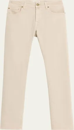 Jacob Cohen Mens Denim Slim-Straight Leg Five-Pocket Pants