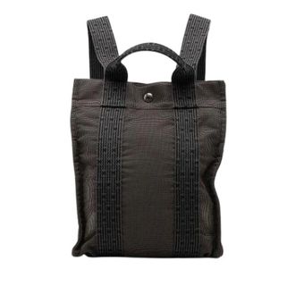 Herm&egrave;s Pre-owned Backpacks, female, Gray, Size: ONE SIZE Pre-owned Herline PM Backpack