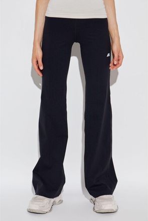 Balenciaga Womens Track Pants - Black Nylon - Size Medium