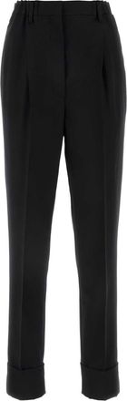 Prada Zwarte Wolmix Pants