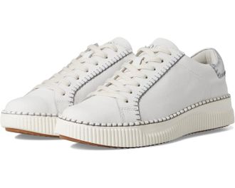 S&ouml;fft Sofft Frazier Sneakers White Leather Baseball Stitch Shoes RHS6799