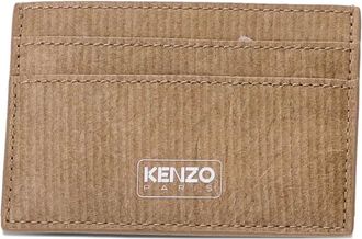 Kenzo Pasjeshouder met geribbelde textuur - Beige