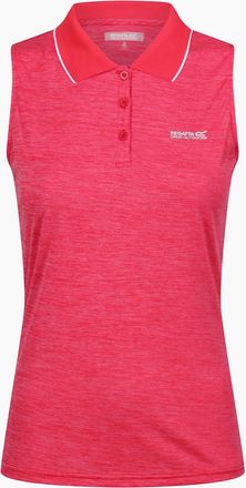 Regatta Womens Regatta Womens/Ladies Tima II Sleeveless Polo Shirt - Red - Size: 14