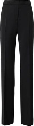 Sportmax Slim-fit Broeken - Dames - Wijde Broeken - Zwart - M - Broeken