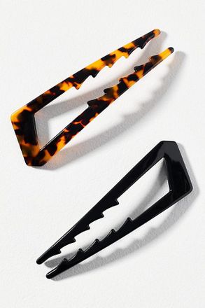 Anthropologie Resin Hair Pins, Set of 2