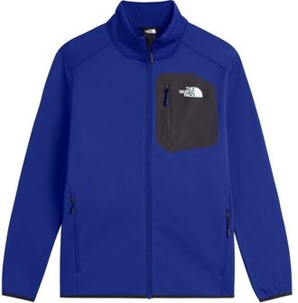 The North Face Crest Full Zip Fleecejacke f&uuml;r Herren | blau
