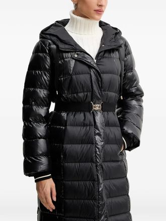 Liu Jo Cappotto trapuntato con cappuccio - Nero