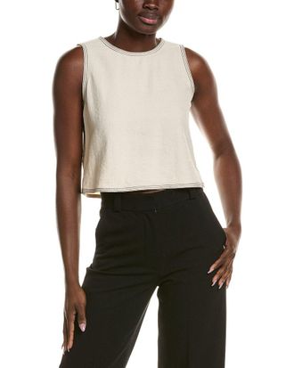 Vince Camuto Top Stitch Sleeveless Top