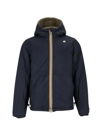 K-Way Jack Spacer Reversible Quilted Hooded Jacket