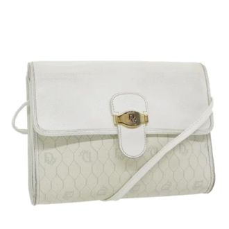 Dior Pre-owned Cross Body Bags, female, White, Size: ONE SIZE Pre-owned Vintage Shoulder Bag