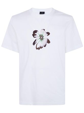 Paul Smith Mens Regular Fit T Shirt Flower