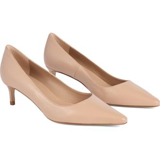 L.k. Bennett Ava Pointed Toe Pump in Trench Smooth Leather at Nordstrom Rack, Size 10Us / 40Eu