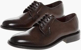 Corneliani Brushed Leather Derby Shoes size 39