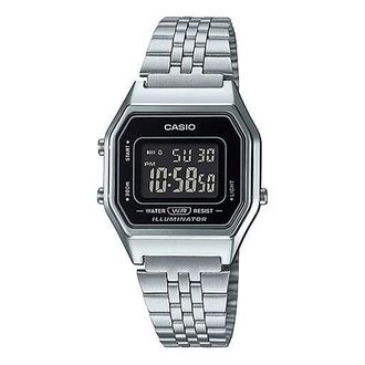 Casio YOUTH Series Waterproof Quartz LA680WA-1B /Gold Unisex Mens Silver Digital LA680WA-1B-INTERNATIONAL