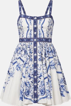 Farm Rio Floral cotton minidress