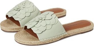 Lucky Brand Biricha Floral Flat Sandals Womens Sandals Peppermint : 9.5 B - Medium, Leather