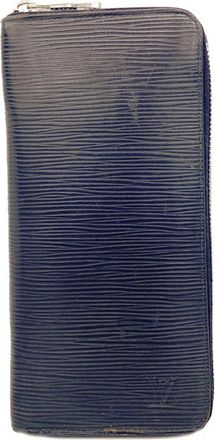 Louis Vuitton Navy Blue Long Wallet (Bi-Fold) (Pre-Owned)