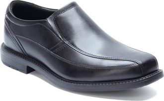 Rockport Mens Sherwood Bike Toe Slip-On In Black