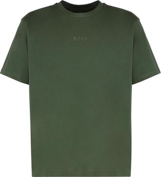 HUGO BOSS Tee 10 T-shirt - Heren - T-shirts - Groen - 2XS - Katoen - Tops