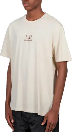 C.P. Company Logo T-Shirt - Beige