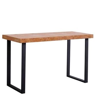 Home Heavenly Mesa de estudio estilo industrial roble nordish patas negras