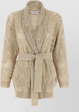 Brunello Cucinelli crochet cardigan
