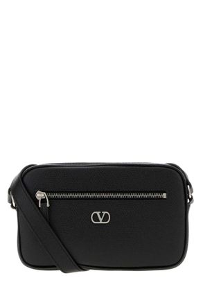 Valentino Garavani Black VLogo Small Crossbody Bag