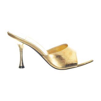 Jeffrey Campbell Agent Muiltjes met Hak - Dames - Muiltjes - Geel - 36 EU - Leer - Schoenen