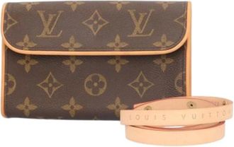Louis Vuitton Pre-owned Belt Bags, female, Brown, Size: ONE SIZE Pre-owned Canvas Belt Bag
