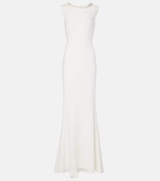 Max Mara Bridal - Abito lungo Corsica in cady