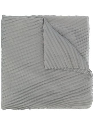 Emporio Armani Scarf Grey Stripes