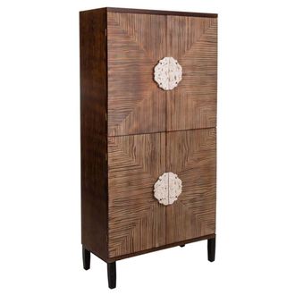 Wanderlust Deco Armario de madera 86x41x180h cm