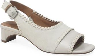 Gentle Souls Samarra Slingback Sandal in Stone Suede at Nordstrom, Size 6.5